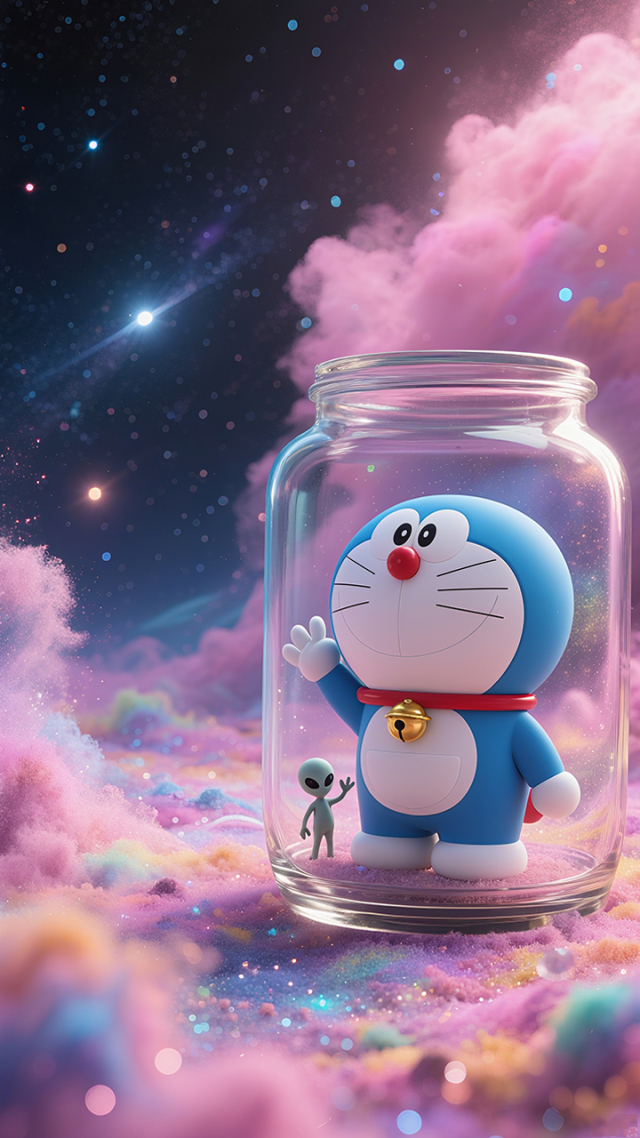 彩虹星空哆啦a梦