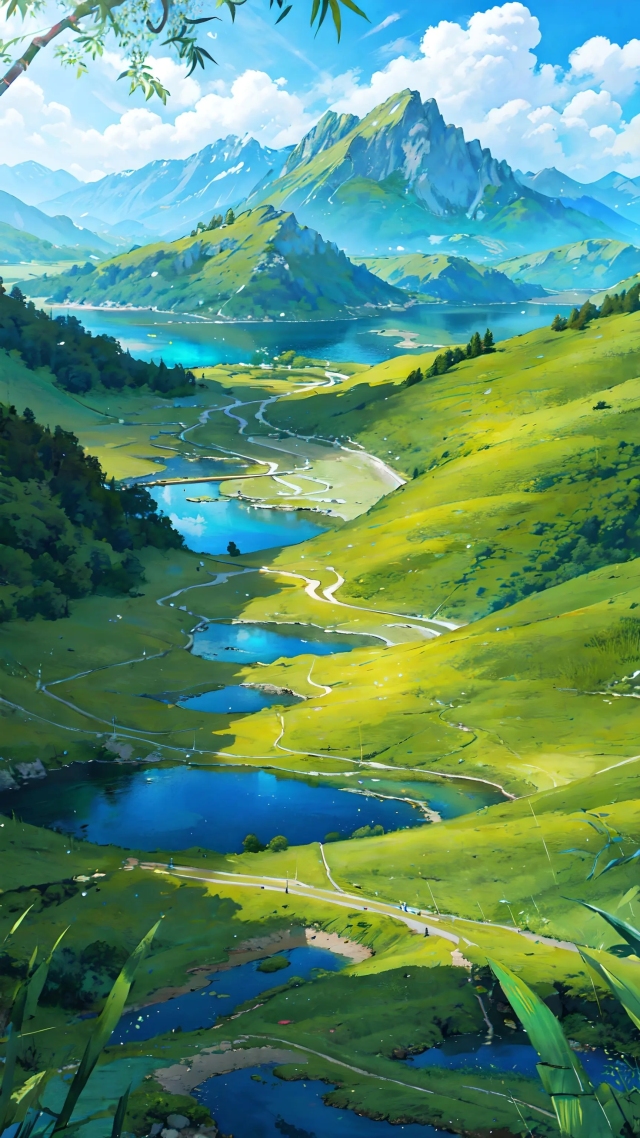 青山绿水