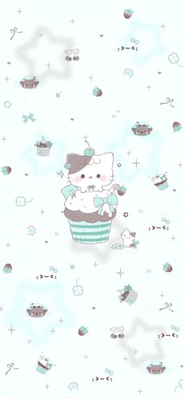 蓝色小蛋糕Kitty