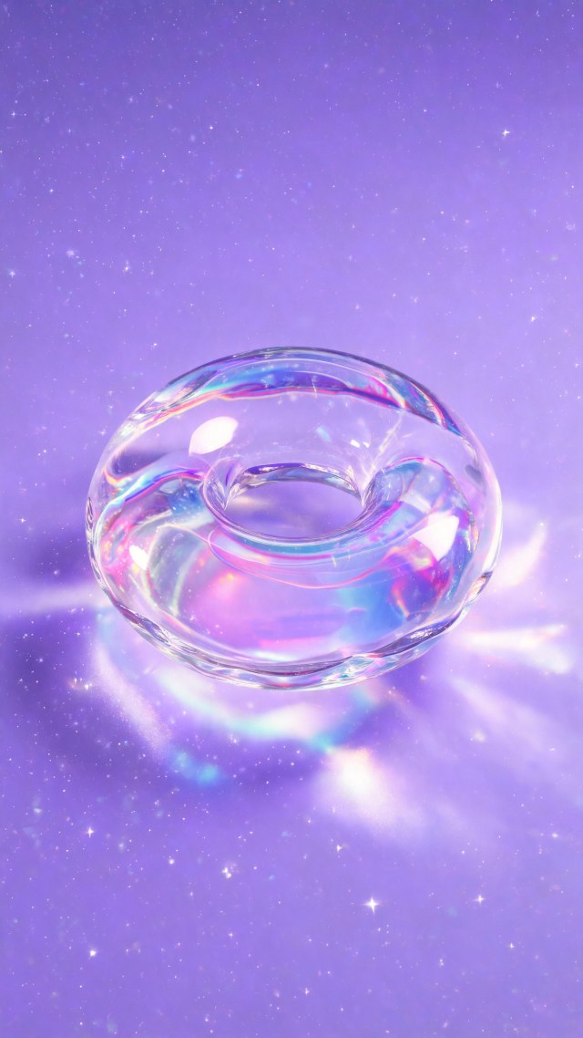 玻璃甜甜圈·星空紫调