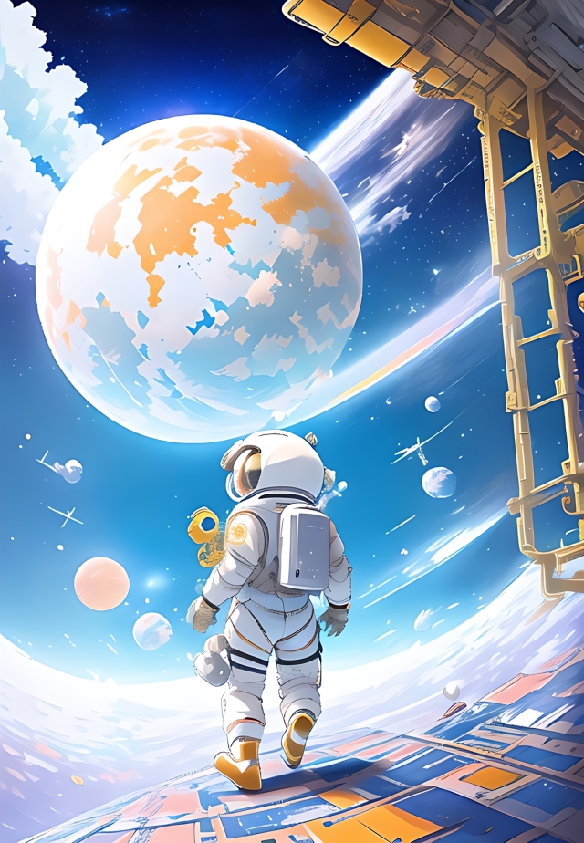宇航員在太空行走