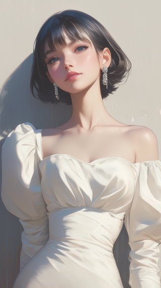 礼服高贵美女