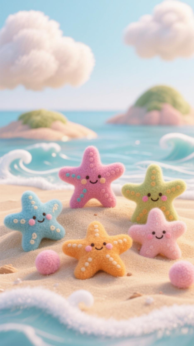 快乐的小海星