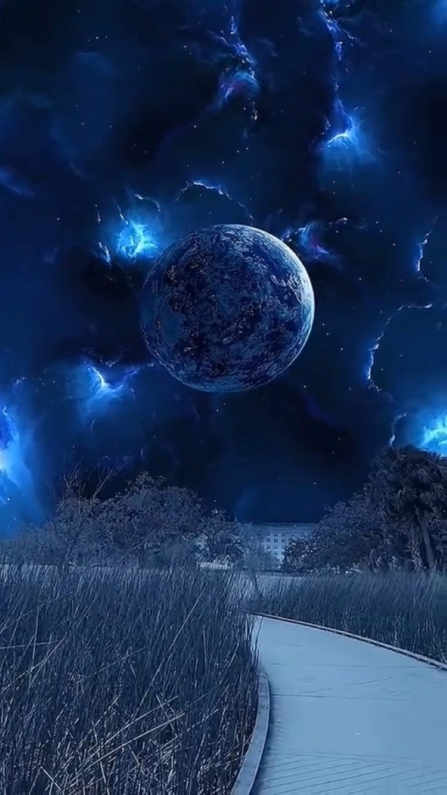 夜晚的星球