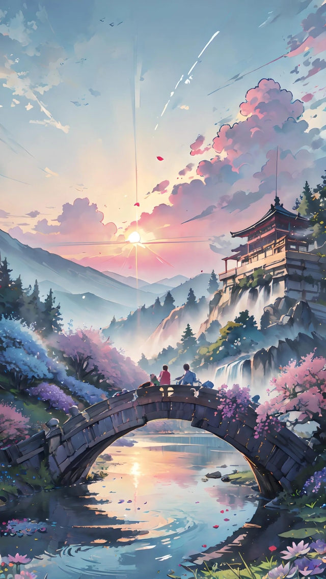 村庄画卷