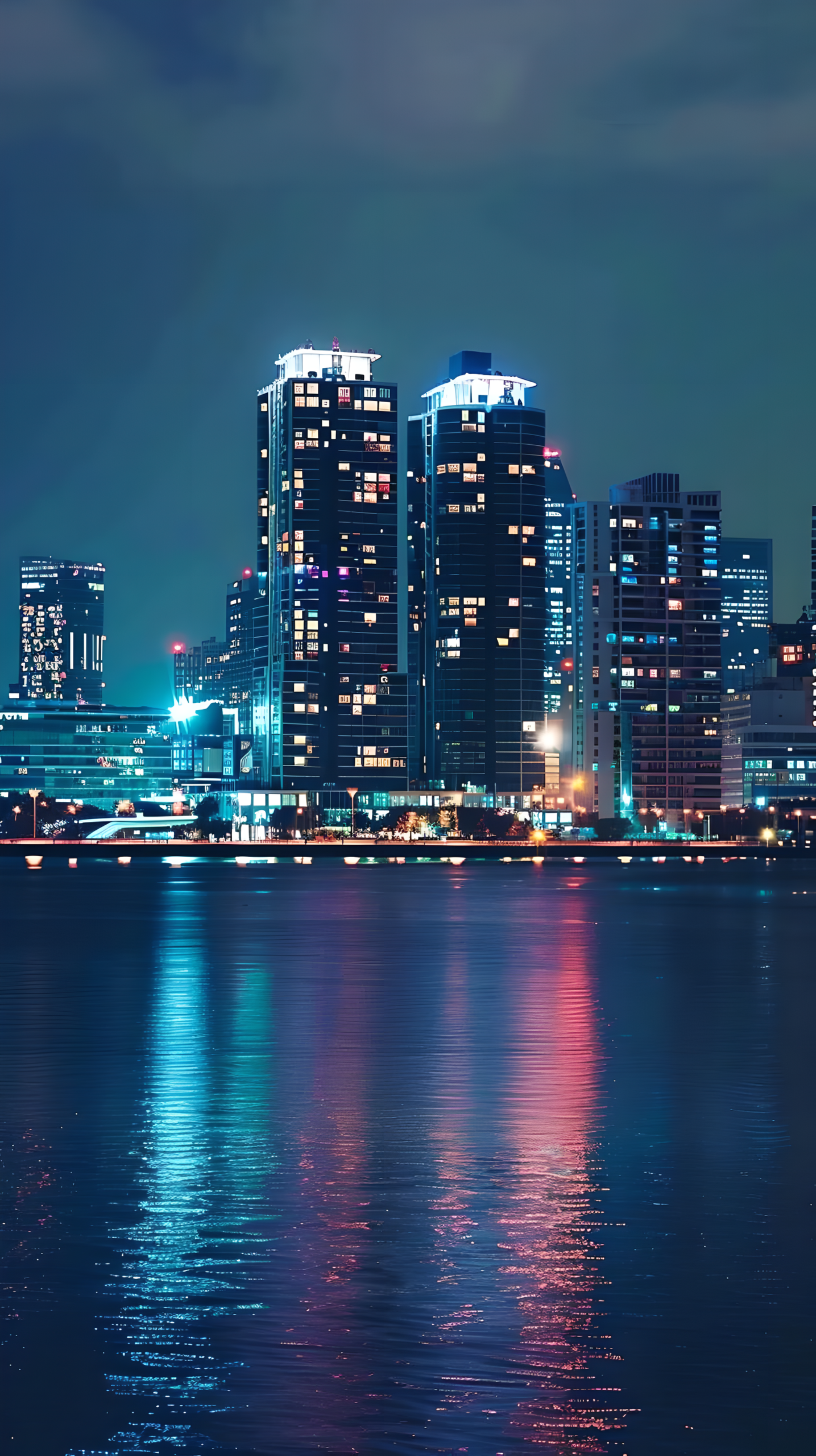 城市裡的夜景