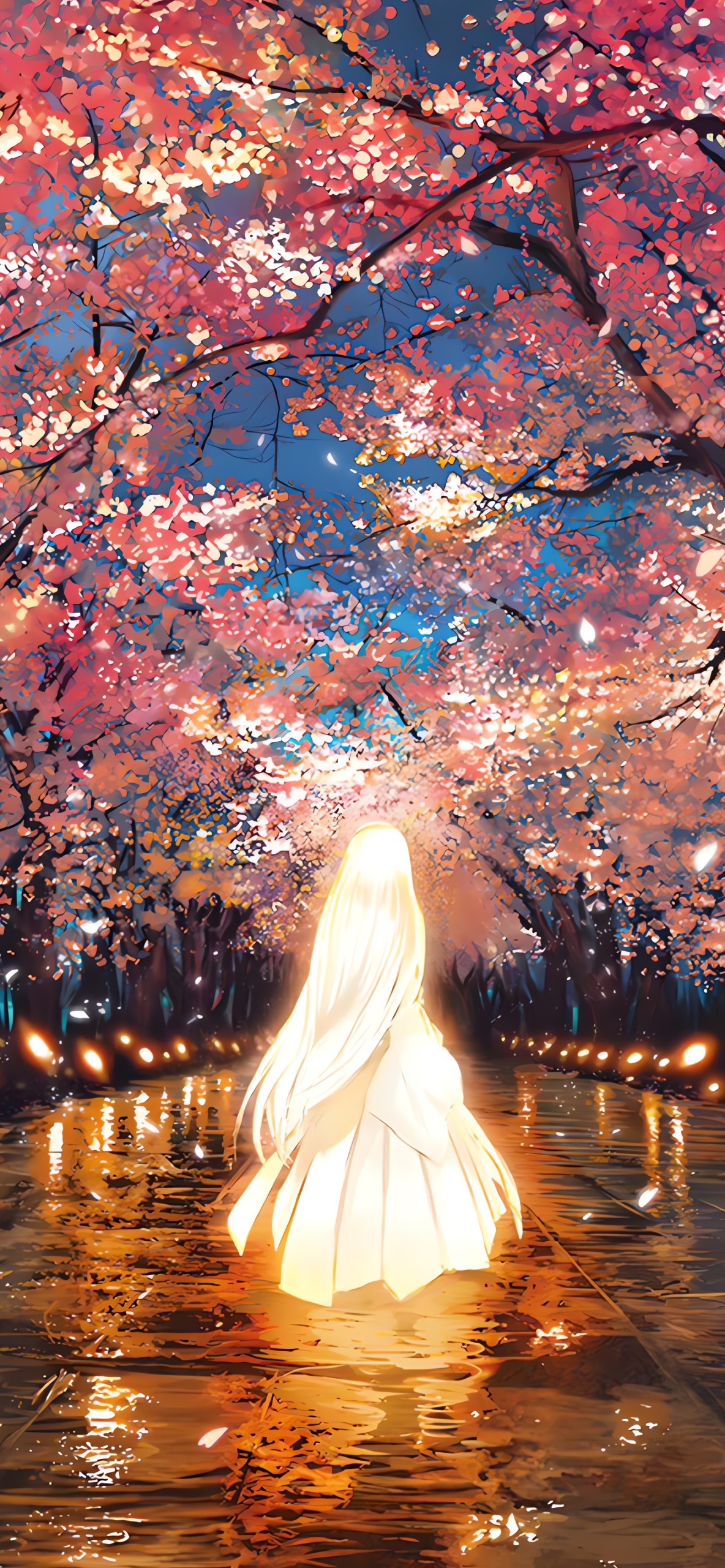 樹林發光少女