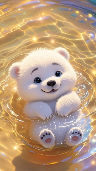 水中小熊