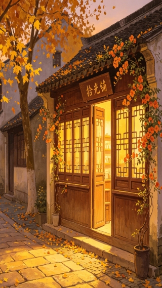 黄昏小巷