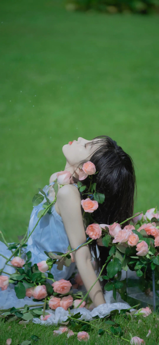 美女護眼壁紙
