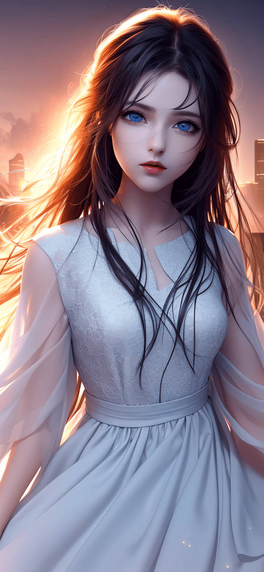 长发美女