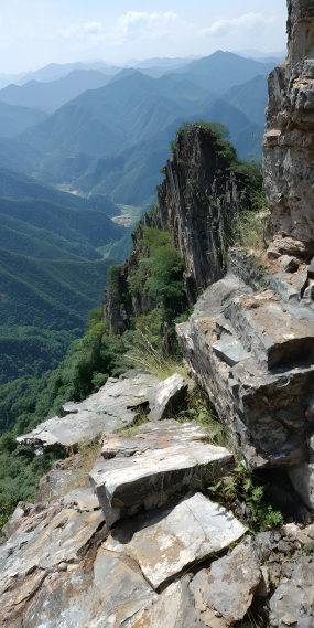 绝壁千仞，群山入怀