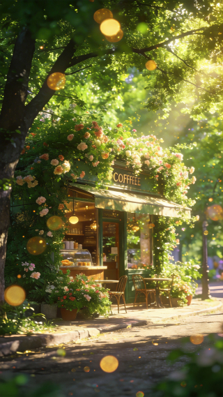 玫瑰咖啡店