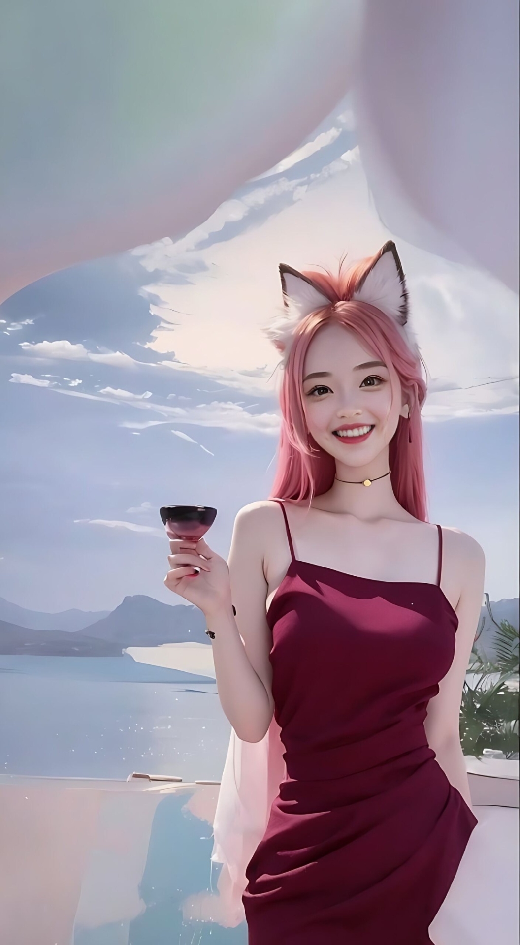 酒杯美女①