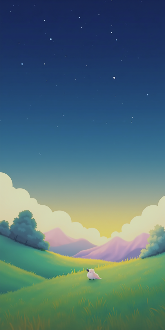 绿草小鸟