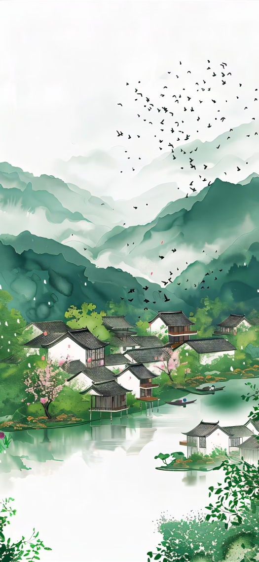 烟村四五人家
