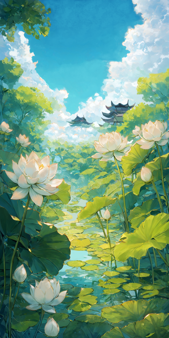 荷塘雲境