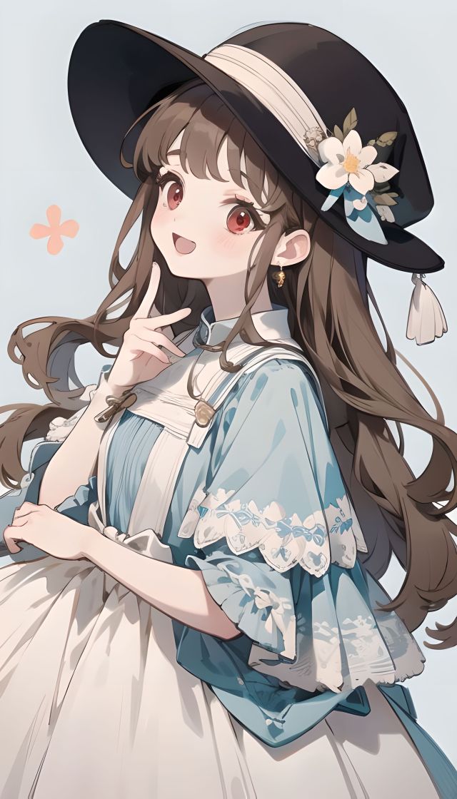 藍色系元氣少女3