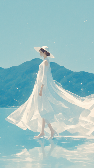 海边气质美女
