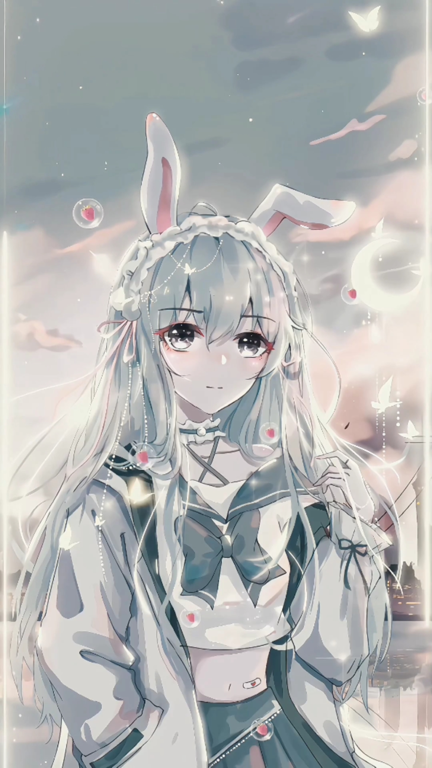 大眼睛二次元美少女4k