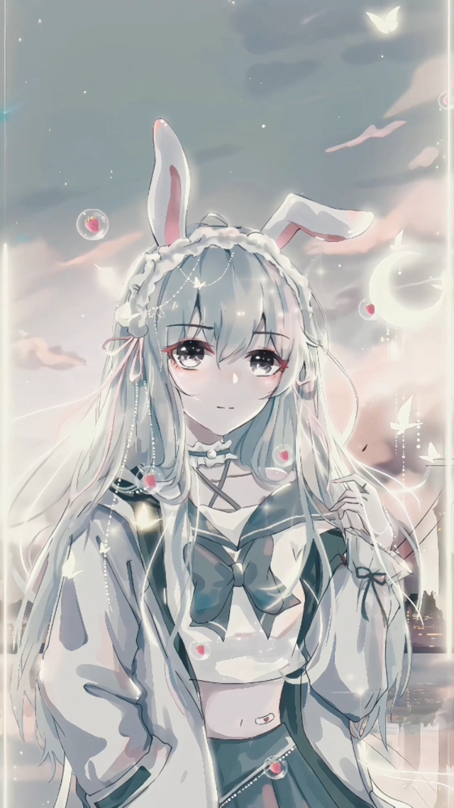 大眼睛二次元美少女4k