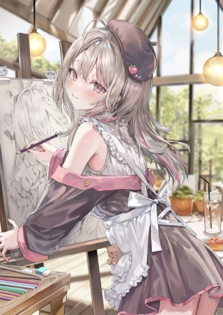 绘画女生