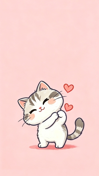 爱心猫咪