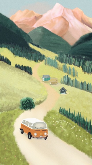 远山的风景
