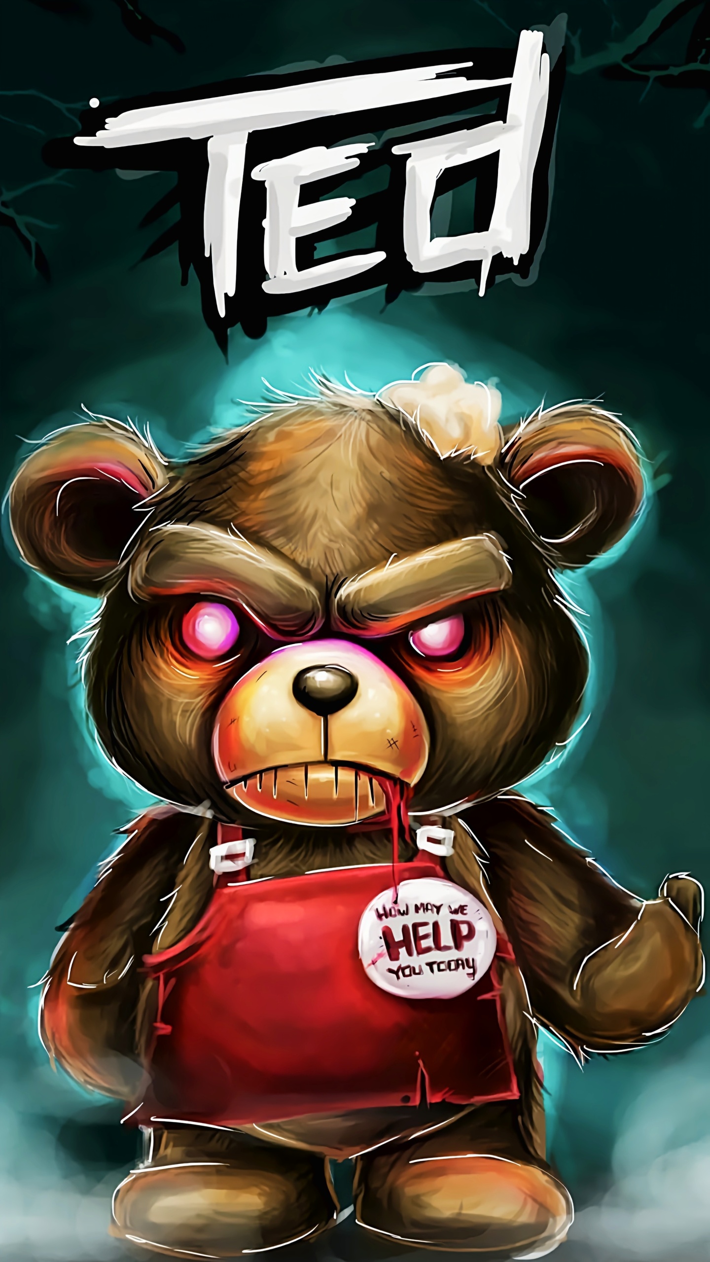TED机械熊2022年微信背景图片大全高清