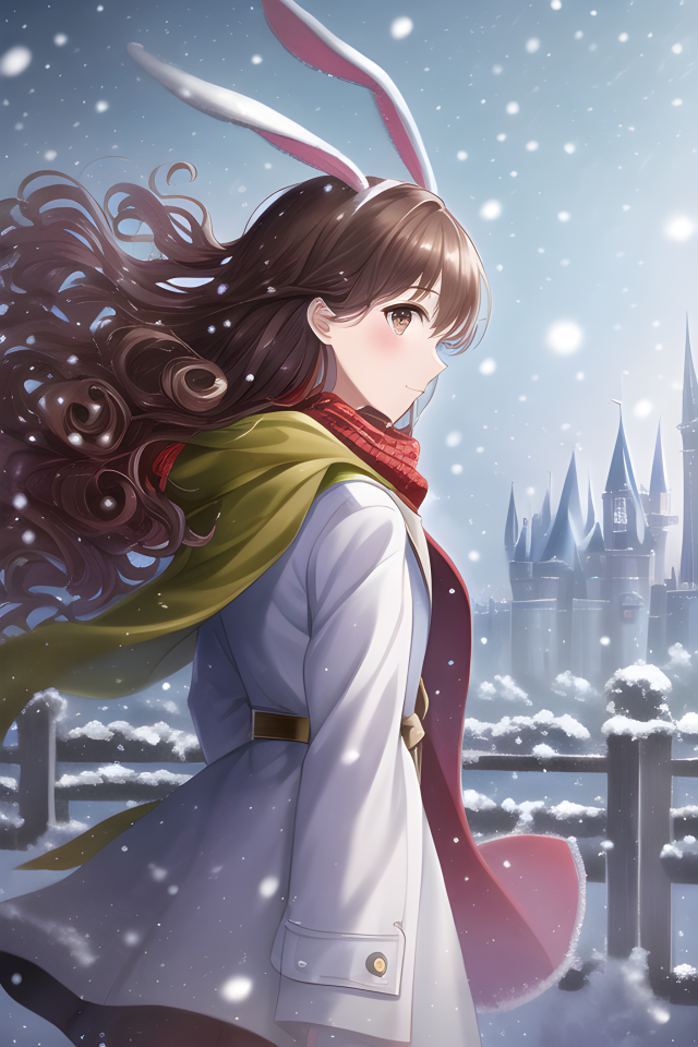 穿風衣的少女
