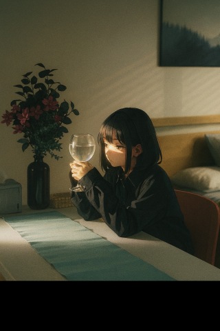 发呆少女