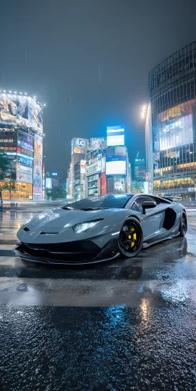 霓虹雨夜 ，极速独行