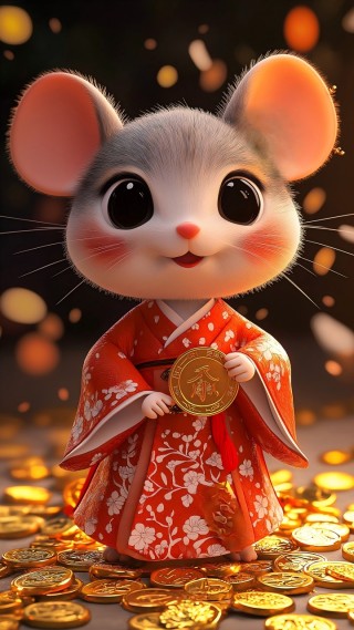 金鼠吉祥