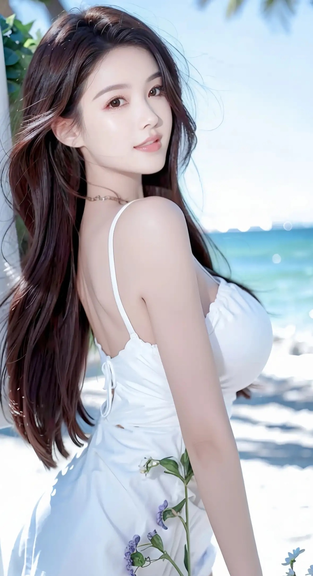 海边纯欲风女神