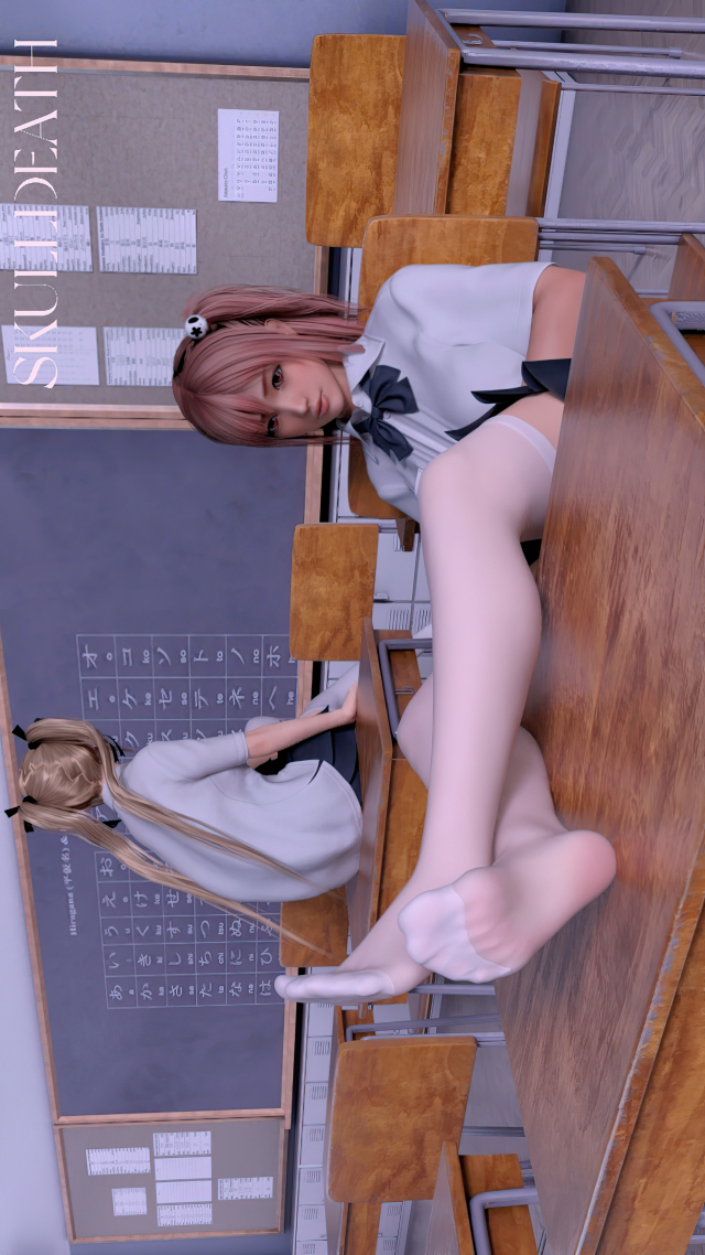 教師少女白絲