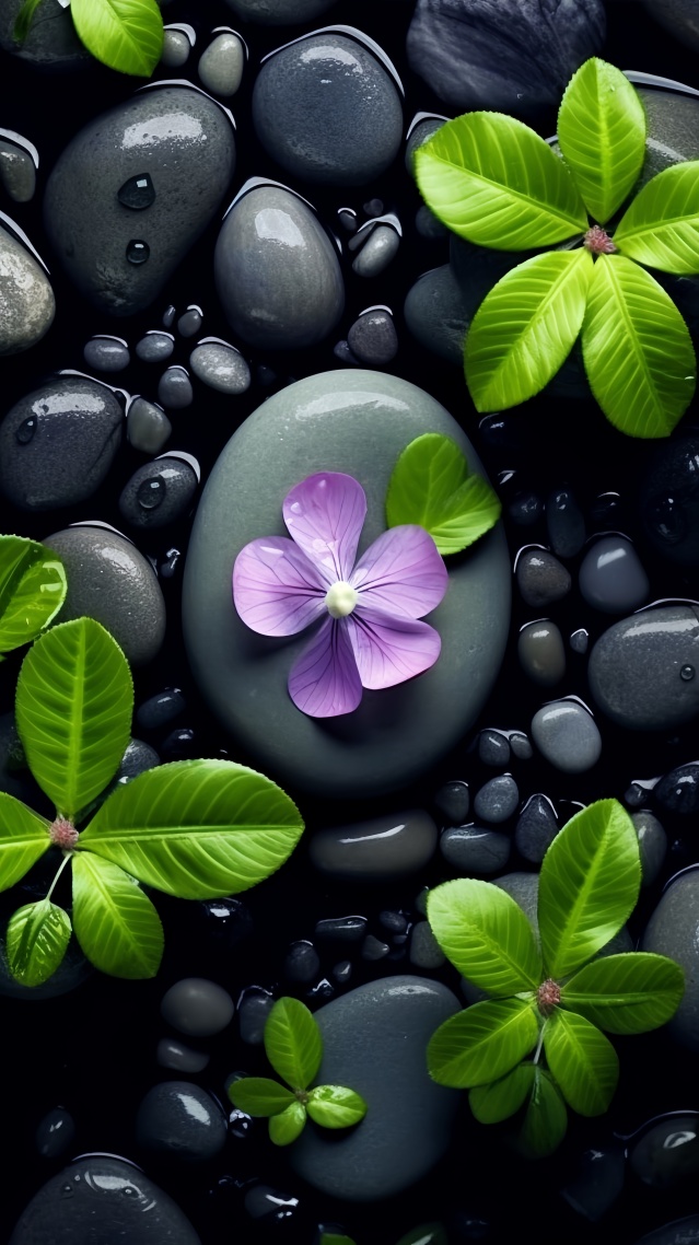 石上花