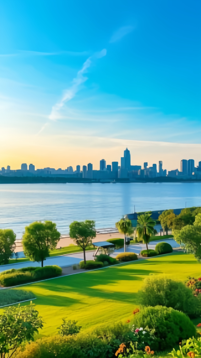 清新自然护眼海景