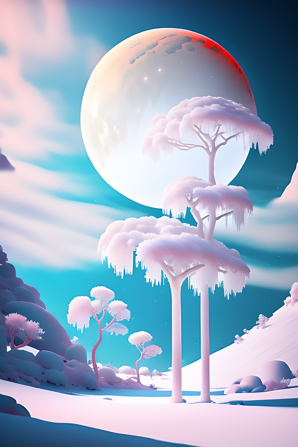 雪景壁紙