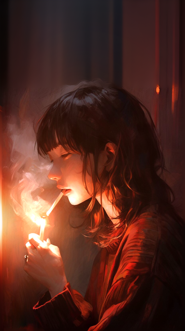 唯美治愈系动漫女孩