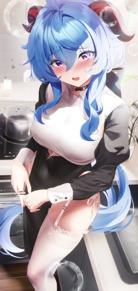 甘雨女仆白丝