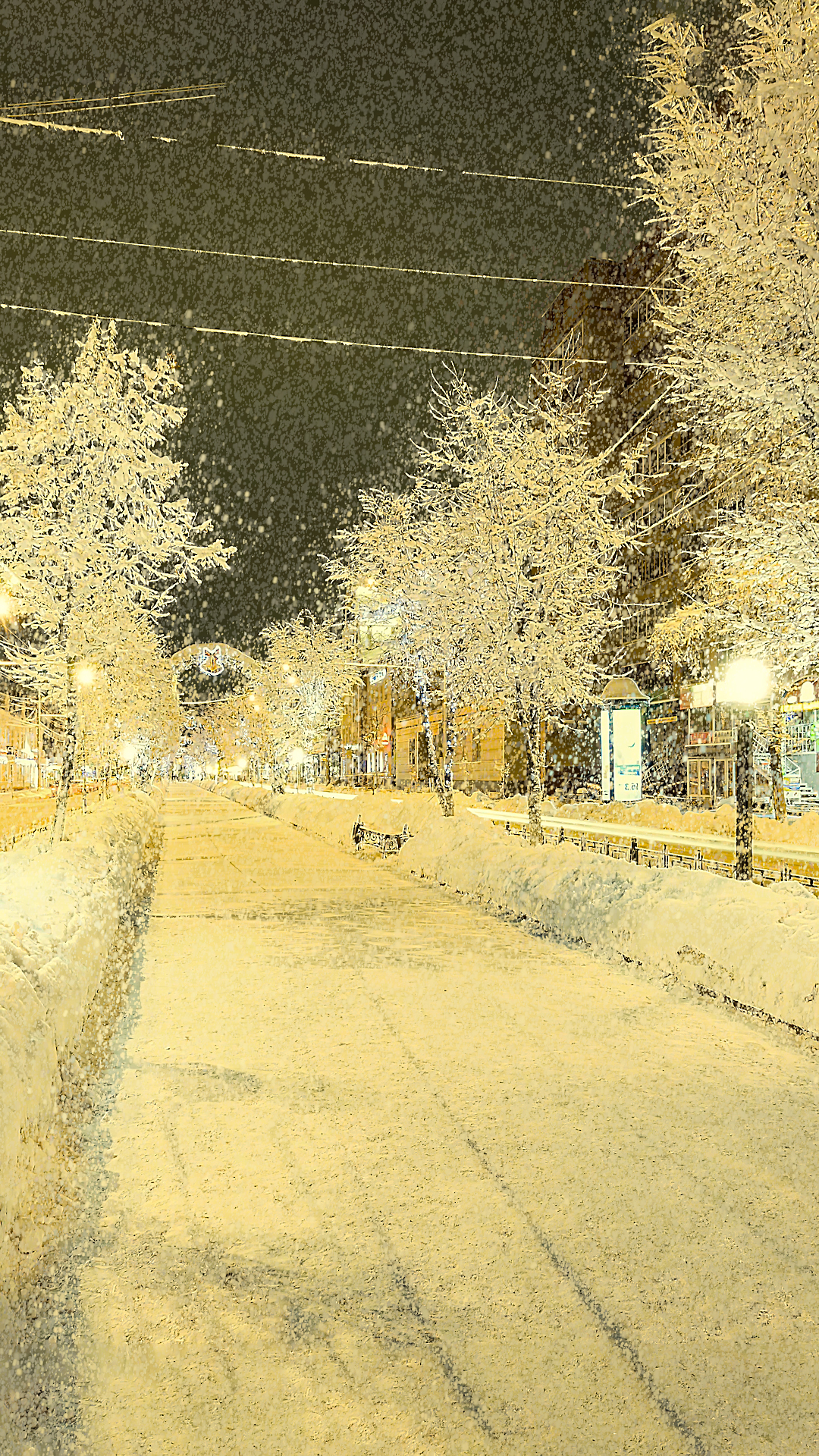 唯美3月雪景