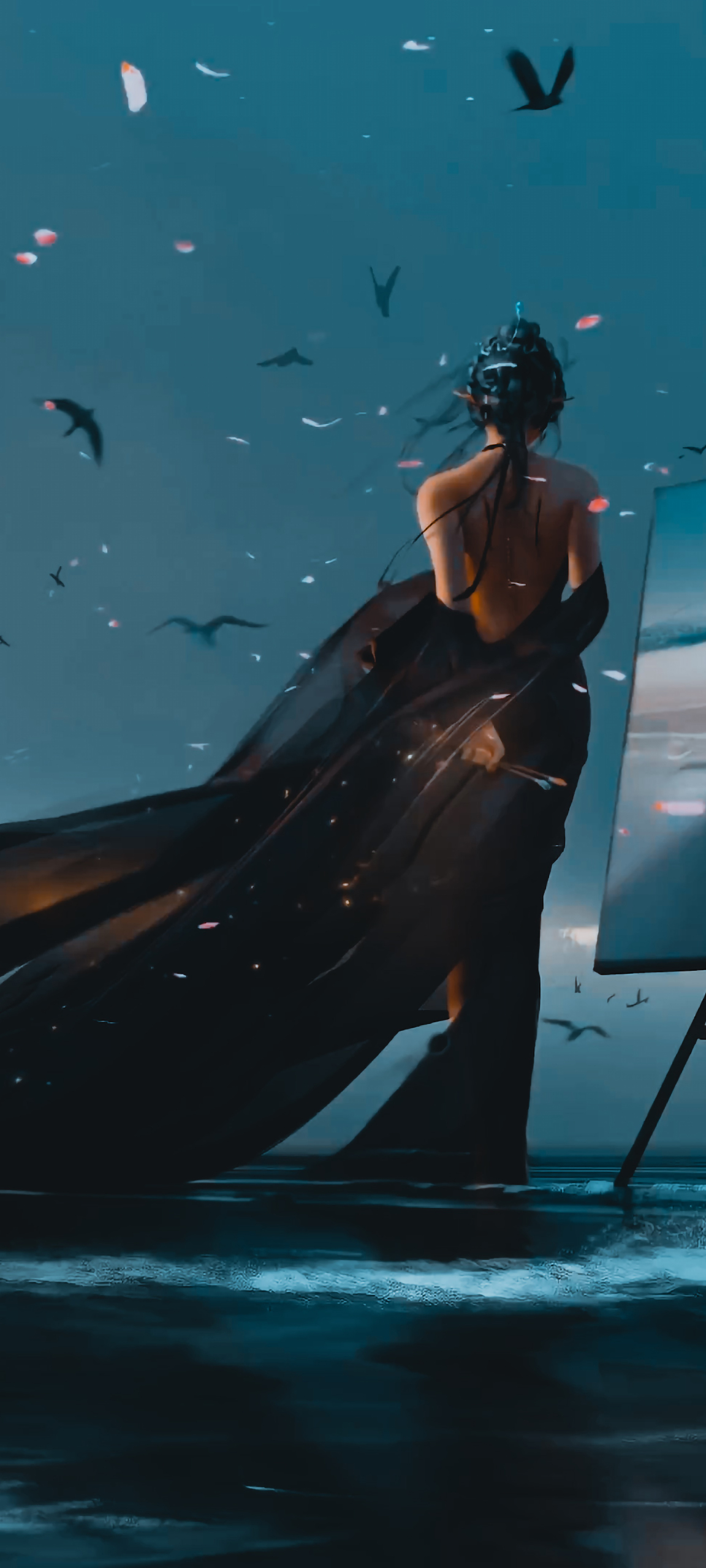 4K 海邊美女