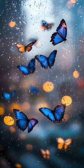 雨窗蝶