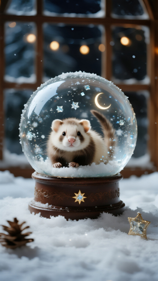 雪豹幼崽