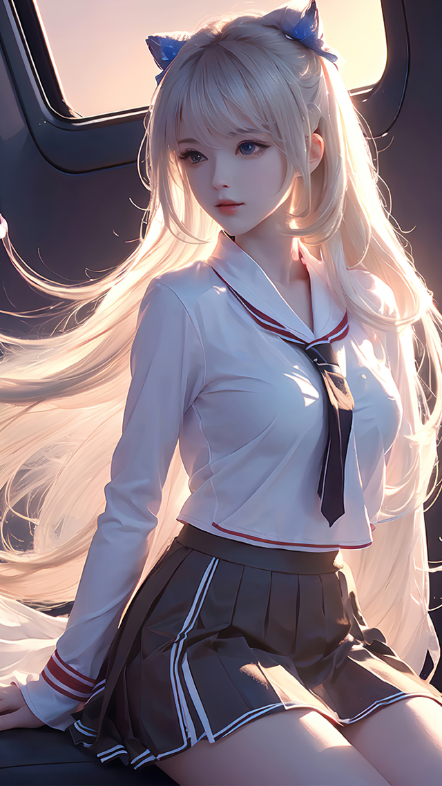 小清新JK校園女生