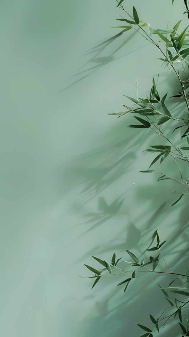 绿色护眼清新竹子