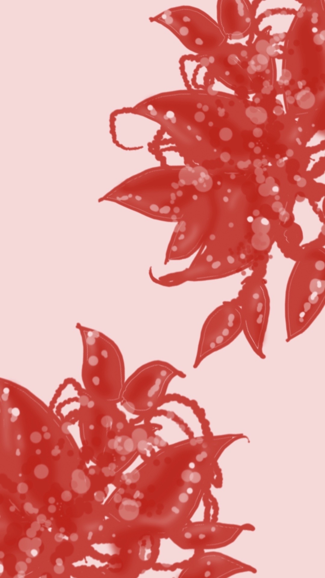 紅色花