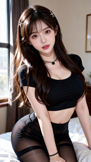 黑丝性感美女四