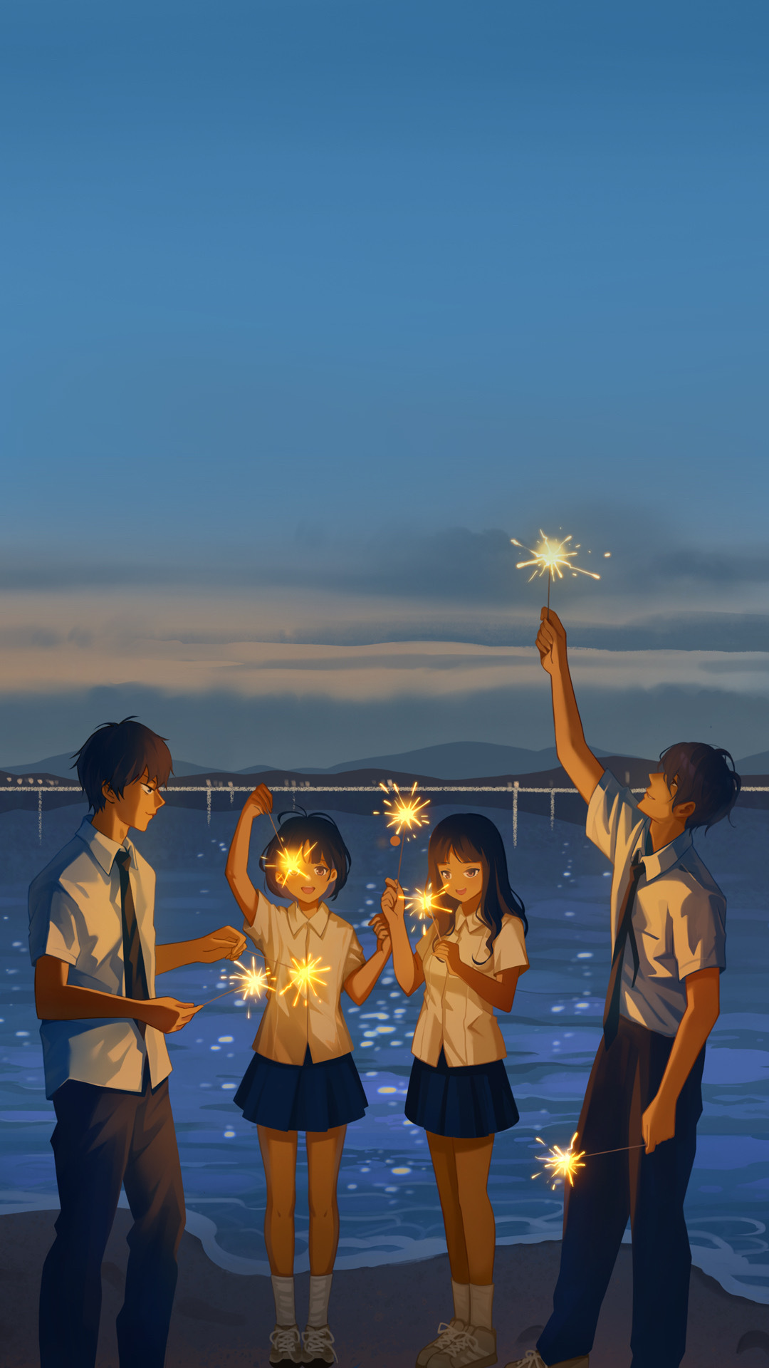 海边烟火