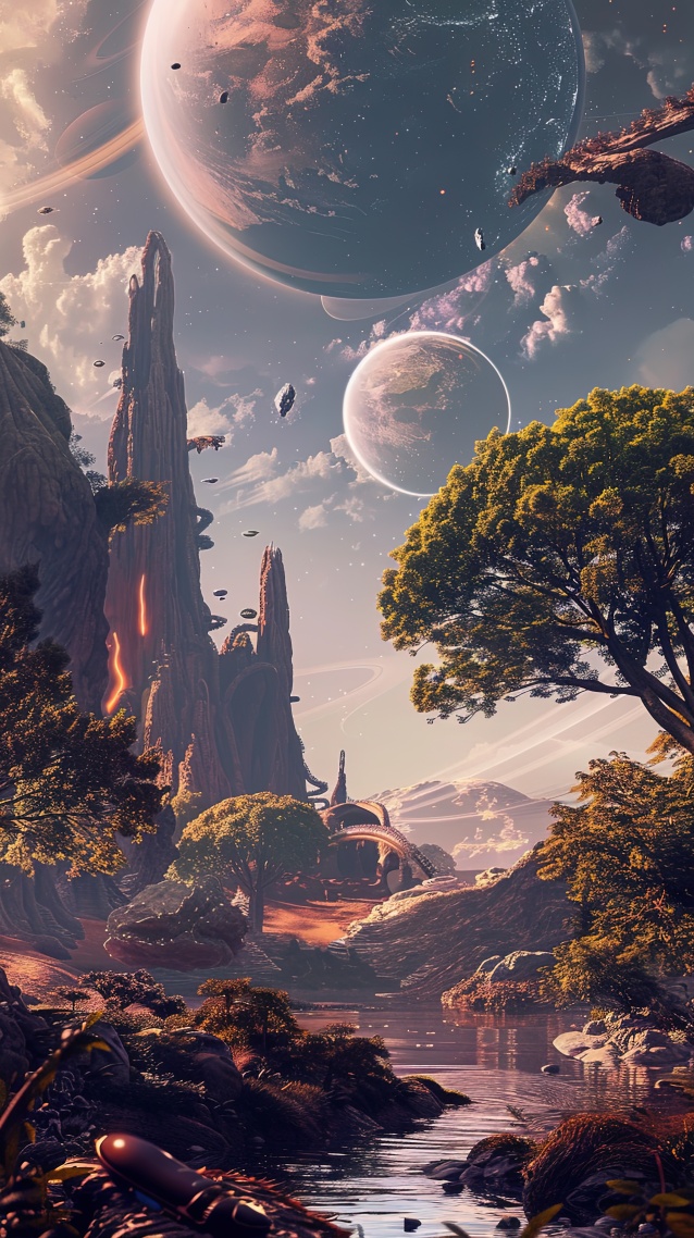 奇幻外星球風景